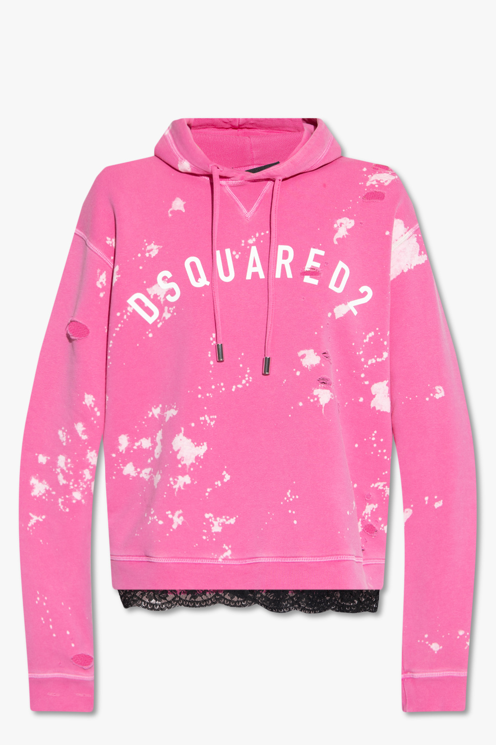 Dsquared2 pink hoodie hotsell